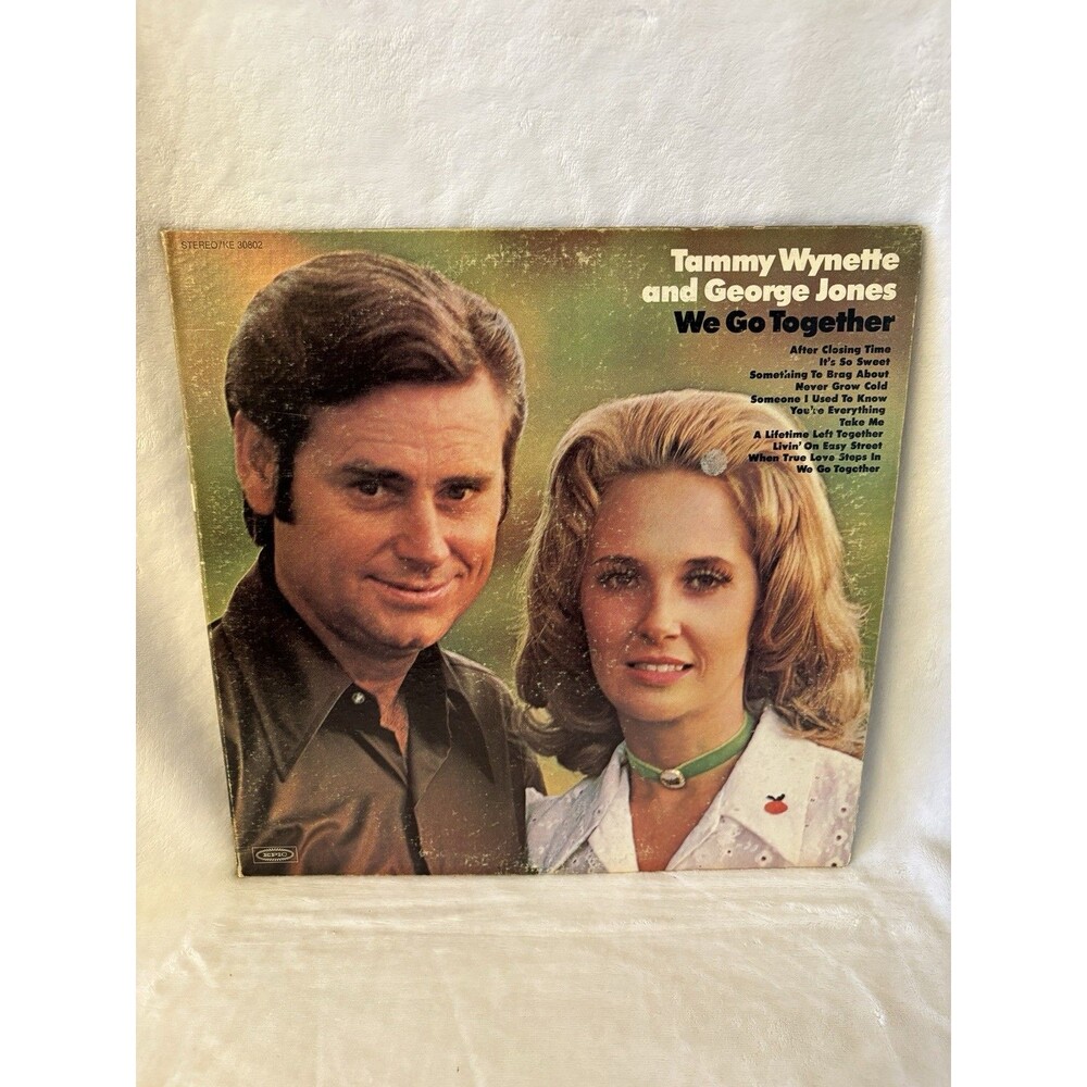 Vintage TAMMY WYNETTE & GEORGE JONES - We Go Together Vinyl LP Record Album